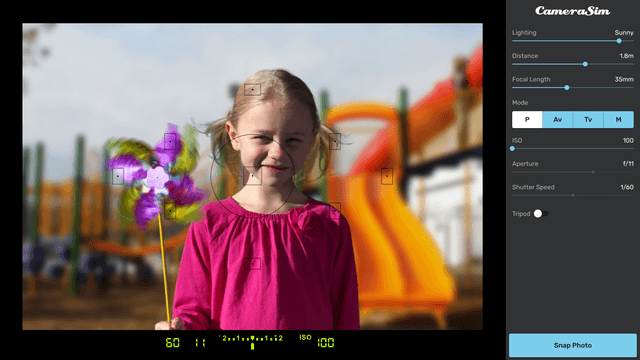 CameraSim screenshot
